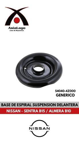 Base De Espiral Suspension Del Nissan Sentra B15 Almera B10