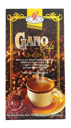 Capuccino Gano Café 3 En 1 Con Ganoderma