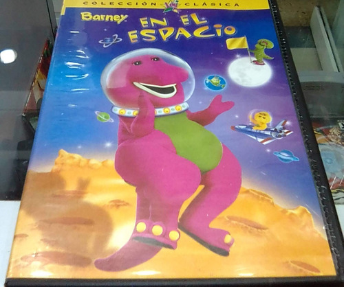 Barney. En El Espacio. Dvd Original Usado. Qqa.