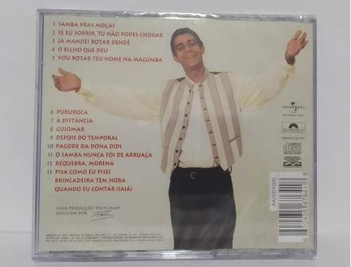 Cd Zeca Pagodinho - Samba Pras Moças