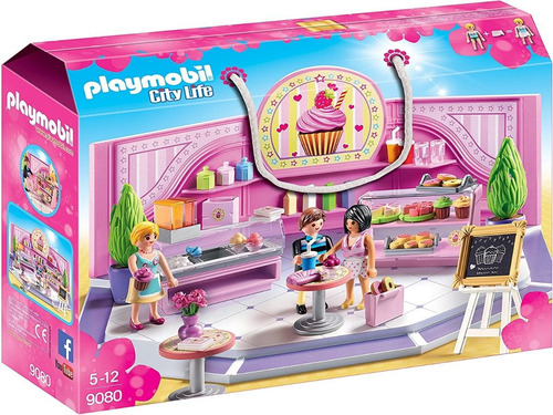 Todobloques Playmobil 9080 Cafetería Cupp Cake !!