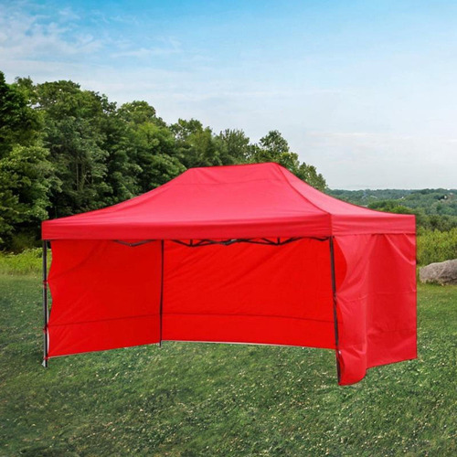 Carpa Toldo Plegable Con Paredes 3x4.5 Lona Impermeable