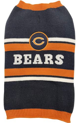 Suéter Para Perros Nfl Chicago Bears, Tamaño Extra Grande. S