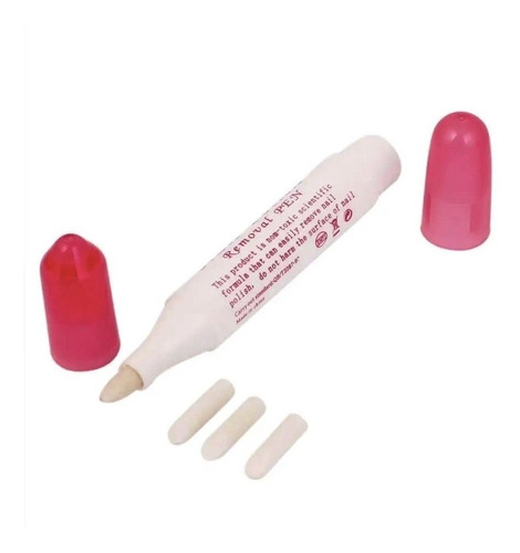 Imagen 4 de 10 de Lapiz Corrector De Esmalte De Uñas Recargable 4 Puntas