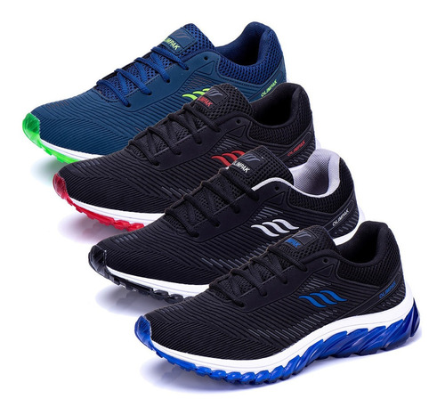 Combo 4 Pares De Tenis Masculino Corrida Academia Original