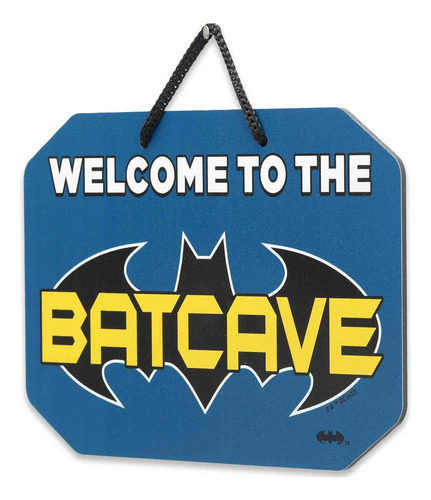 Letrero Metálico Retro De Batman Para Habitación O Sala De C