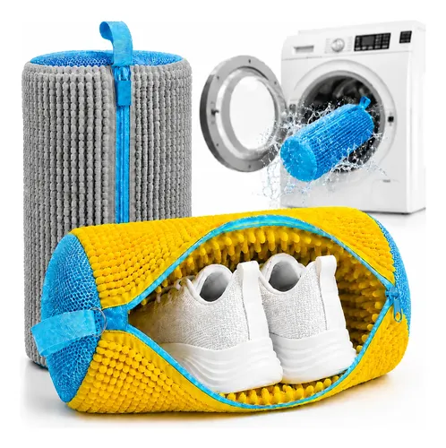Kit 2 Saco Para Lavar  Tenis Roupa Delicada Maquina Protetor
