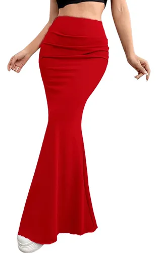 Pollera corte sirena deals