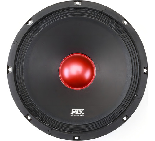 Medio Bajo De 10 Pulgada Open Show Spl 750w 8 Ohm Mtx Rtx108 Color Negro Con Rojo