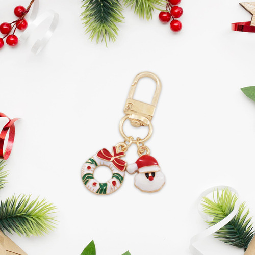 Llavero Navideño Con Figura Decorativa, Regalo De Navidad,