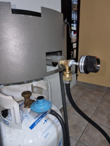 Mechero A Gas -quemador Patas Desmontables +regulador Y Buje