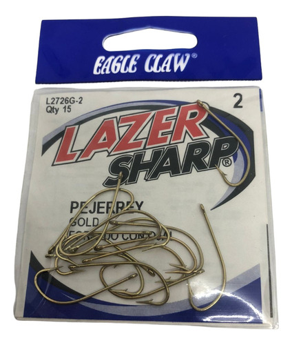 Anzuelos Gold Eagle Claw Pesca Pejerrey L2726g Forjado Ojal