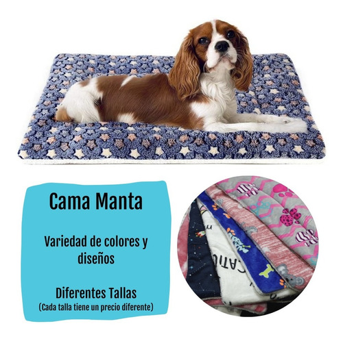 Cama Manta Cobija Cojín Para Perro O Gato Talla L