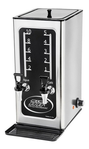 Maquina De Café Cafeteira Industrial 5 Litros Titã Cor Inox Voltagem 110v