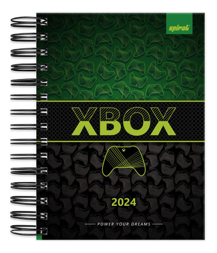 Agenda Diária 2024 Xbox 176 Folhas