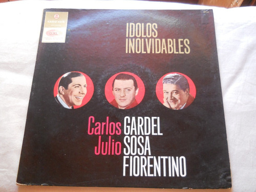 Disco Idolos Inolvidables Carlos Gardel Julio Sosa Fiorentin
