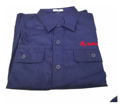 Conjunto Ropa De Trabajo Mecánico Sany 2 Piezas Overol