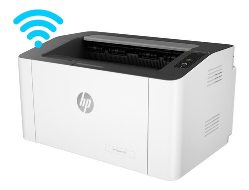 Impresora Multifuncion HP Laser 107w con wifi blanco y negro 220V - 240V