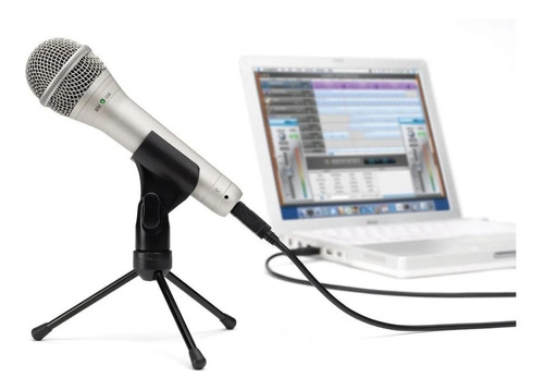 Microfono Samson Q1u Usb Tripode Podcast Streaming Grabacion