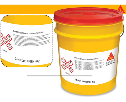 Argamassa Inibidor Corrosao 4kg Sikatop 108 Armatec