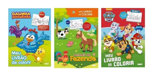 LIVRÃO-TAPETE DE COLORIR GALINHA PINTADINHA - GRACIOSA PRESENTES LTDA