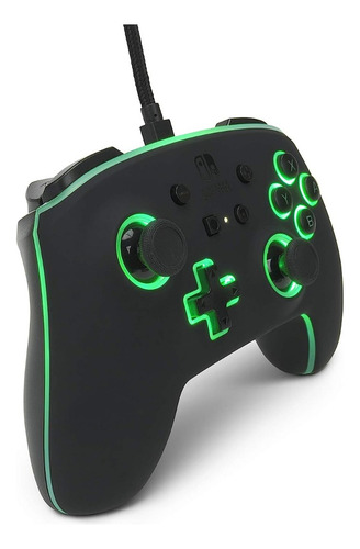 Control Nintendo Switch Alambrico 8 Colores Leds Spectra Msi