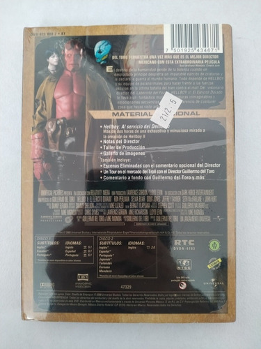 Imagen 4 de 6 de Hellboy Ii 2 Ejército Dorado Dvd Slipcover Lenticular