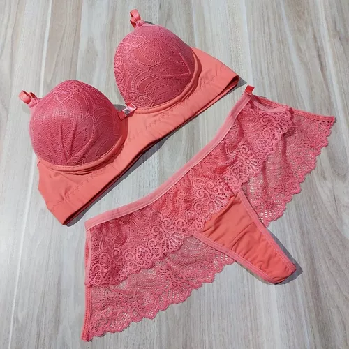 Nualge Fashion Conjunto de Lingerie Sexy Sensual Atacado Moda Intima