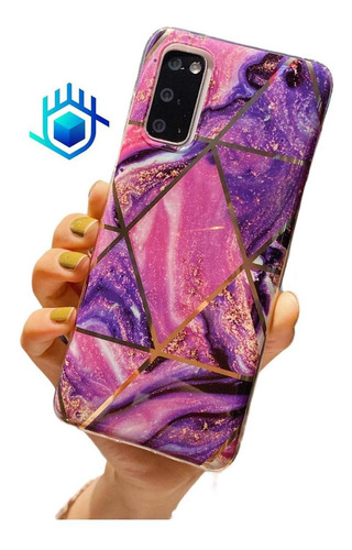 Imagen 5 de 10 de Funda Compatible Con Galaxy +soporte+mica Case Marmol Mujer