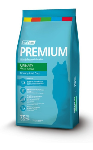 Alimento Vital Cat Premium Urinary Gato X 7.5kg