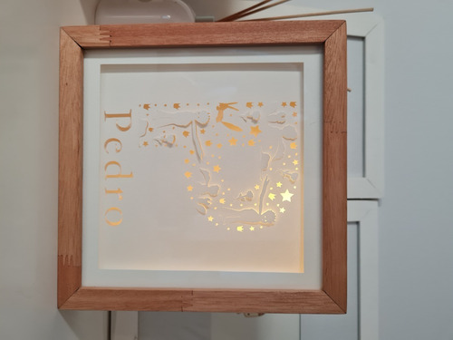 Imagen 2 de 4 de Velador Led Infantil Personalizada Con Nombre -el Principito