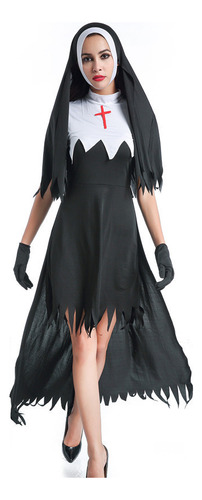 Disfraz De Bruja Vampírica Sangrienta De Terror Para Cosplay