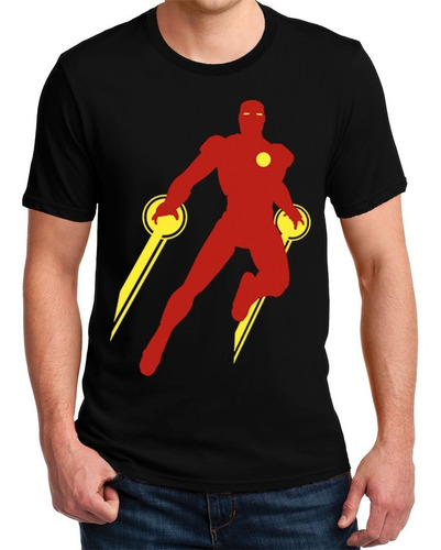 Remera Iron Man Silueta 2 Tony Stark Comic Superheroe