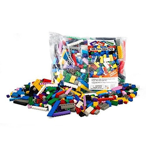 Fichas Compatibles Con Lego Incluye Tejados 500 Piezas