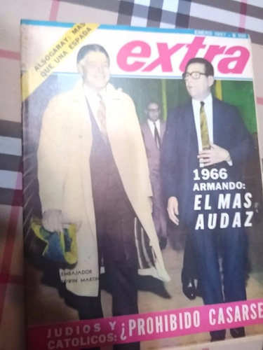 Extra Enero 1967 A J Armando El Mas Audaz Borges Sabato