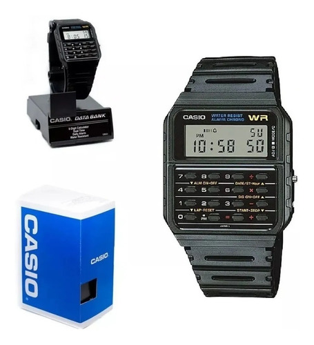 Reloj Casio Calculadora® Digital Ca-53w-1 Negro Original 