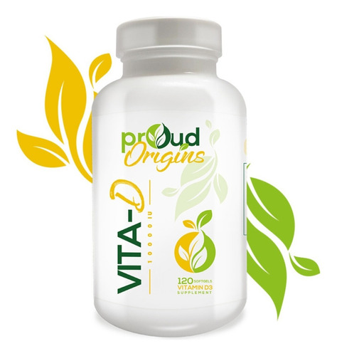 Proud Origins Vita-d 10000iu 120 Capsulas Ptr Sabor Sin Sabor