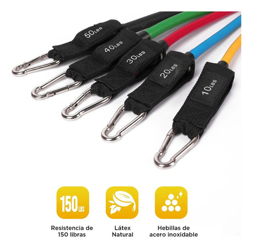 Cowin Elasticas De Resistencia Ejercicios 150 Lb, Muscular & Adelgazamiento Corporal, Tu Equipo De Gimnasio En Casa