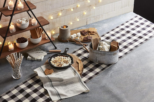 Tin S'more - Juego De Cubo Y Brocheta, Cubo De 5 X 10