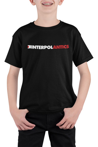 Playera Rock & Metal Interpol Antics México Adulto/infantil