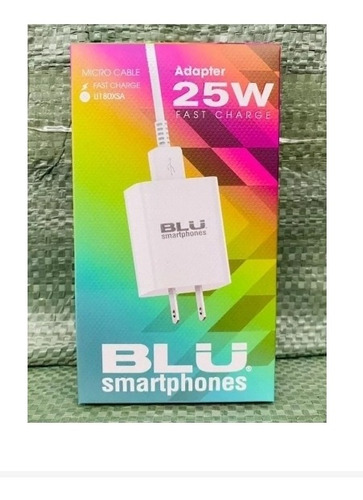 Cargador Celular Blu 2in1 Micro 25w 