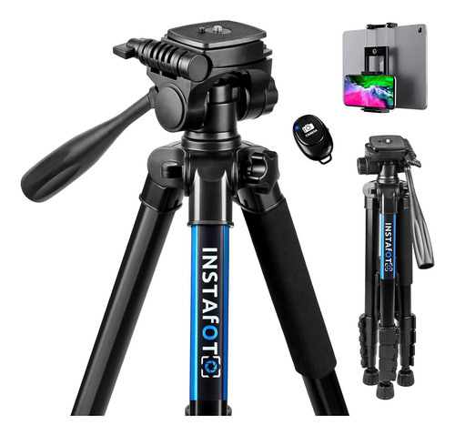 Instafoto 167 Cm/ 66 Inch Trípode Para Cámara Dslr De Para C