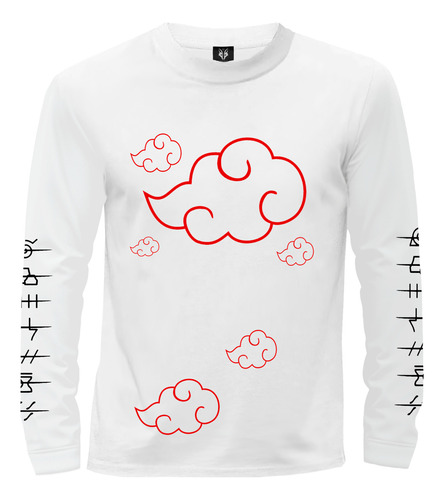 Camiseta Camibuzo Anime Naruto Akatsuki Nubes