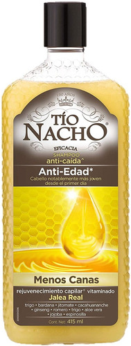 Tio Nacho Shampoo Antiedad, Menos Canas Rejuvenecimiento 