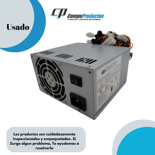 Fuente Poder Spi 700w Atx 20+4 80 Plus Bronce Spi700a8bb (Reacondicionado)