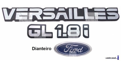 Emblemas Versailles 1.8i Gl + Ford - Modelo Original
