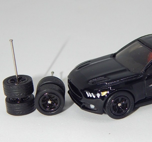 Gomas Para Custom 1:64 Llantas Lote 10 Juegos Mixto
