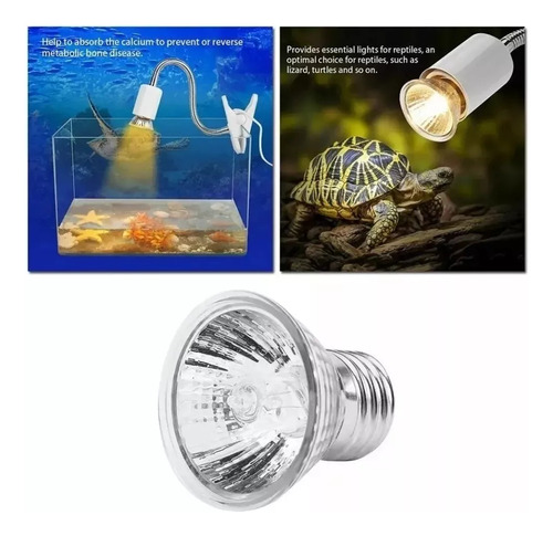 2 Lámparas Calefactoras 50w Para Reptiles Y Pollos