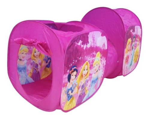 Carpa Juego Tipo Túnel 60 X 60 X 80 Disney Princesas Oficial