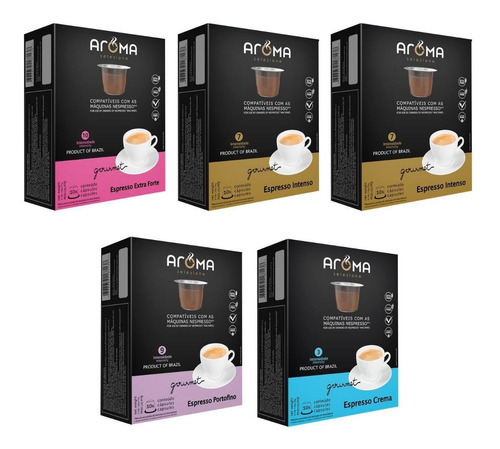 Cápsulas Aroma Selezione - Kit 50 Unidades Nespresso